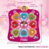 PLAMILOY Dance Mat for Kids, Light-up Rhythm Step Game Mat, Electronic Music Game Pad with LED Lights, Built-in Music, 5 Challenge Levels, Adjustable Volume, Ideal Gift for Girls Boys Ages 3-12 view 3