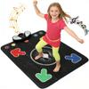 PLAMILOY Kids Dance Mat, Light Up Dance Pad, Interactive Music Game Mat Toy for Girls Boys Ages 3-12, 5 Game Modes, MP3 External Connection, Built-in Music and Adjustable Volume Indoor Activity Gift view 1