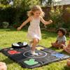 PLAMILOY Kids Dance Mat, Light Up Dance Pad, Interactive Music Game Mat Toy for Girls Boys Ages 3-12, 5 Game Modes, MP3 External Connection, Built-in Music and Adjustable Volume Indoor Activity Gift view 2