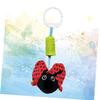 FRCOLOR Pendant Cradle Hanging Rattles Animal Shape Bedside with Ringing Bell for Stroller and Carrier Soft Touch Developmental Crinkly for Boys and Months view 2