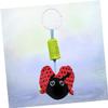 FRCOLOR Pendant Cradle Hanging Rattles Animal Shape Bedside with Ringing Bell for Stroller and Carrier Soft Touch Developmental Crinkly for Boys and Months view 4