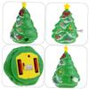 BESPORTBLE 4pcs Christmas Wind Up Adorable Green Clockwork Trees Made of Safe Abs Compact and Lightweight Holiday Decorations for Adults Party Fun view 4