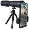 4K 10 300X40MM Zoom Telescope Waterproof with Smartphone Adapter Tripod and Night Vision for Bird Watching//Camping view 1