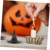 ABOOFAN 24pcs Miniature Witch Hats for Crafts Halloween Dollhouse Decoration DIY Accessories Tiny Witch Hat Props for Party Photo Shoots and Home Decor view 3