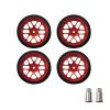 1/18 Scale Metal Tires Set of 4 RC Drift Car Replacement Tires for 1:18 LDRC Series (Drift Tires-M04R-047) view 1