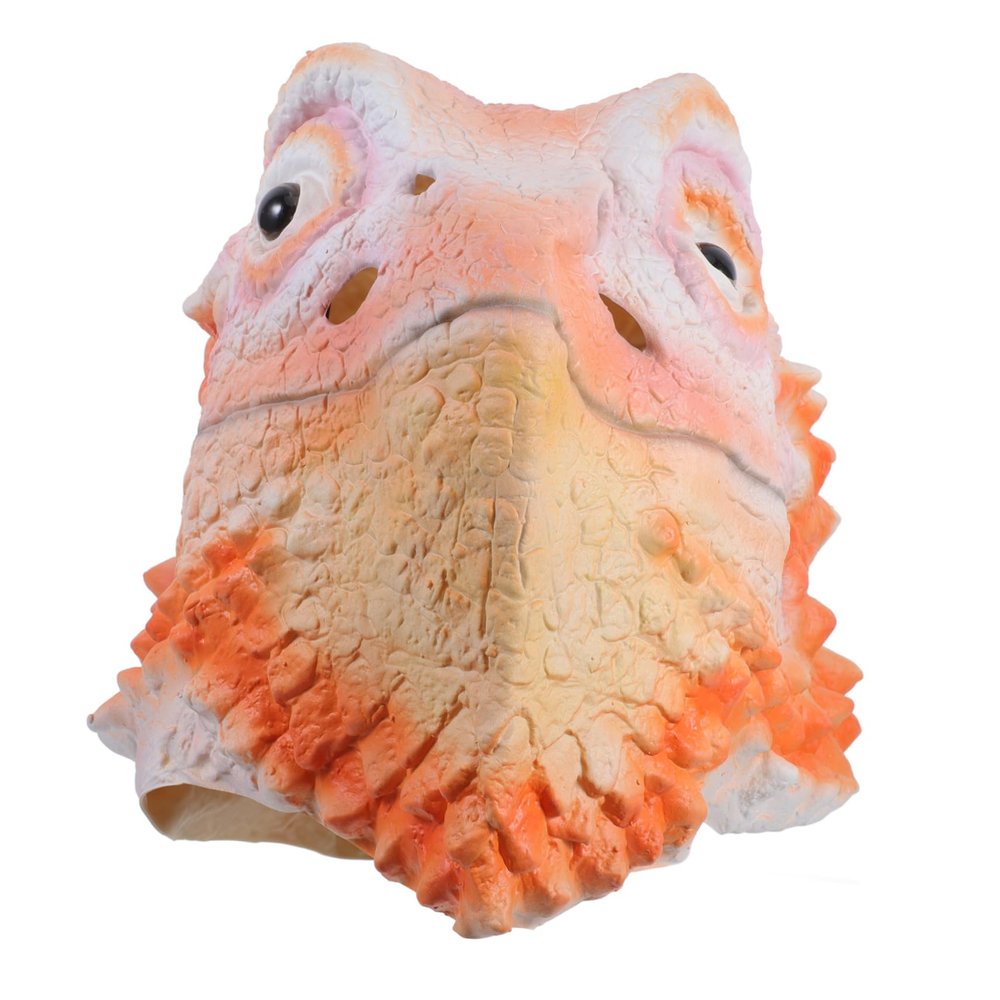 ORFOFE Realistic Mask Latex Animal Headpiece Comfortable Halloween Cosplay Prop for Parties Birthdays and Special Occasions Unisex Fit