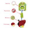 Abaodam Pendant Cradle Rattles Animal Shape Soft Hanging for Newborns Bedside Sensory Development with Safe Touch and Eye Hand Coordination Suitable for Boys view 3
