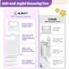 Albott 13.1x13.1x10FT Commercial PVC Inflatable White Bounce House for Kids, White Castle Bounce House with 950W Blower & Higher Inflatable Wall for Wedding Birthday Party view 4