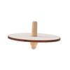 Beaupretty 4pcs Wooden Peg Top DIY Painting Gyroscope for Unfinished Natural Wood Color Creative Hand Painted Spinning Tops for Boys and Enhance Motor Skills and Cognition view 1