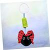 Gogogmee Animal Cradle Rattles for Newborns Cartoon Ladybird Pendant for Stroller and Crib Soft Touch Sensory Development to Soothe and Engage Hand Eye Coordination view 2