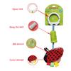 Gogogmee Animal Cradle Rattles for Newborns Cartoon Ladybird Pendant for Stroller and Crib Soft Touch Sensory Development to Soothe and Engage Hand Eye Coordination view 3