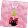 BESPORTBLE Bedside Hanging Rattles Animal Shape Cradle Ladybird Red for Newborns Sensory Development Soft Touch Cartoon for Stroller and Carrier view 3