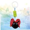 BESPORTBLE Bedside Hanging Rattles Animal Shape Cradle Ladybird Red for Newborns Sensory Development Soft Touch Cartoon for Stroller and Carrier view 4
