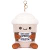 A AIFAMY Positive Coffee Plush, 4.3 inches Espresso Cup Stuffed Toy - Drink Plush for Coffee Lovers view 1