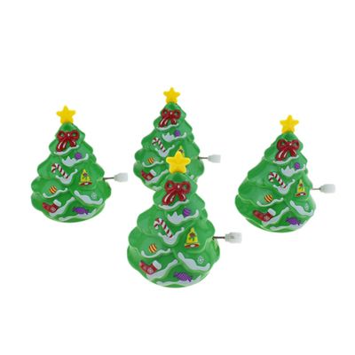 KESYOO 4pcs Wind Up Christmas Saving Clockwork Abs Material Interactive Xmas Decorations for Imaginative Play and Parent Fun