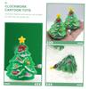 KESYOO 4pcs Wind Up Christmas Saving Clockwork Abs Material Interactive Xmas Decorations for Imaginative Play and Parent Fun view 4
