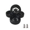 1/18 Scale Metal Tires Set of 4 RC Drift Car Replacement Tires for 1:18 LDRC Series (Racing Tires-MR04B-047) view 1