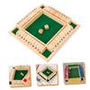Beaupretty Wooden Number Dice Game for Players Educational Math Board Game with Dice Family Party Prop for Adults Interactive Gathering Fun for Home and Bar view 3