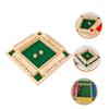Beaupretty Wooden Number Dice Game for Players Educational Math Board Game with Dice Family Party Prop for Adults Interactive Gathering Fun for Home and Bar view 4