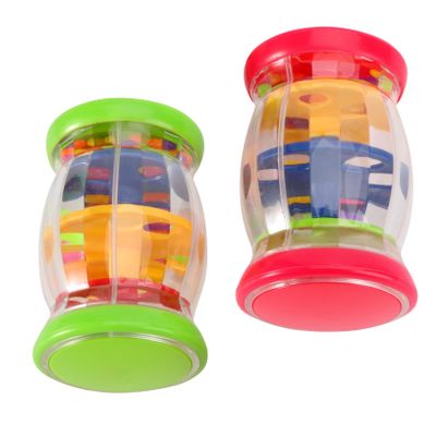 Abaodam 2Pcs Rain Stick Tube Musical Rattles for Early Educational Sensory with Beads Lightweight and Rain Sound Shakers for Shower and Birthday Gifts Random Color