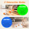 Interactive Dog Ball Toy, Automatic Motion Activated Smart Rolling & Bouncing Ball, USB Rechargeable Durable E-TPU Material Pet Toy for Small Medium Large Dogs, Boredom Relief & Exercise -- Orange view 3