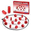 Magnetic Chess Game with Stones, Magnet Game with String, Strategy Board Games, Family Games for Kids and Adults view 1