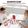 Magnetic Chess Game with Stones, Magnet Game with String, Strategy Board Games, Family Games for Kids and Adults view 2
