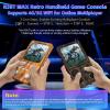 R36TMAX Retro Handheld Game Console, 4 Inch IPS HD Screen Retro Gaming Console, Supports WiFi Networked Fighting and OTG, Compatible with a Large Variety of Classic Games,Wood Grain Coffee Brown view 4