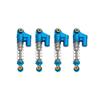4Pcs 32MM Aluminum Shock Absorber Damper Compatible with 1 24 Scale RC Crawler Cars Fits SCX24 90081 Models Upgrade Parts(Blue) view 1