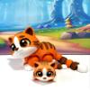 Articulated 3D Printed Ginger Cat, Mother and Child Orange Ginger Cat Fidget Toy, Desk Dcor, Display, 3D Printed in USA - AGC001 view 3