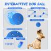 Interactive Dog Ball Toy, Automatic Motion Activated Smart Rolling & Bouncing Ball, USB Rechargeable Durable E-TPU Material Pet Toy for Small Medium Large Dogs, Boredom Relief & Exercise - Blue view 2