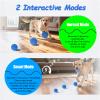 Interactive Dog Ball Toy, Automatic Motion Activated Smart Rolling & Bouncing Ball, USB Rechargeable Durable E-TPU Material Pet Toy for Small Medium Large Dogs, Boredom Relief & Exercise - Blue view 3