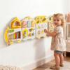 ROBUD Activity Wall Busy Board, Spring Train Montessori Busy Board, 12-in-1 Wooden Sensory Wall Panel, Montessori Sensory Wall Panel for Boys & Girls, Ideal for Toddler Playroom Nursery Classroom view 2