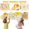 ROBUD Activity Wall Busy Board, Spring Train Montessori Busy Board, 12-in-1 Wooden Sensory Wall Panel, Montessori Sensory Wall Panel for Boys & Girls, Ideal for Toddler Playroom Nursery Classroom view 3