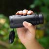 10x42 Bak4 Prism HD Optical IPX7 Waterproof Low Light Night VisionTelescope for Bird Watching Camping Travelling 8x42 view 2