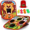 Swooc Games - Safari Sling | 2-in-1 Bean Bag Toss Game for Kids | 5-Second Setup Kids Cornhole Game Set | Outdoor Toddler Activities | Backyard Party Games | Corn Hole Set Toddler Bean Bag Toss view 1