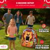 Swooc Games - Safari Sling | 2-in-1 Bean Bag Toss Game for Kids | 5-Second Setup Kids Cornhole Game Set | Outdoor Toddler Activities | Backyard Party Games | Corn Hole Set Toddler Bean Bag Toss view 3