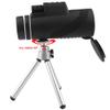 , 40X60 High Power BAK4 Prism Low Scope, Waterproof HD Telescope,Work as Telescope with Metal Tripod,40x Magnification Zoom Lens Telescope view 3