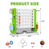 Lovgrils Giant 4-Connect-in-a-Row Game, Height Adjustable Jumbo Yard Games for Kids and Adults Outdoor Play, Backyard Large Four Connect Floor Games, Perfect for Holiday Party & Family Game view 2
