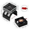 Hobby Fans RC Motor Heat Sink with 2PCS Cooling Fan and Metal Cover Fit 540 550 3650 F540 3660 3670 Brushless Motor Engine Heatsink for 1/10 RC Car Truck Buggy Crawler view 2
