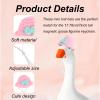 6pcs Mini Desk Goose Hats, Adjustable Knitted Headwear Outfits for 7in Magnetic Goose Statue Clothes Small Costume Accessories for Desk Decoration view 2