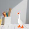 6pcs Mini Desk Goose Hats, Adjustable Knitted Headwear Outfits for 7in Magnetic Goose Statue Clothes Small Costume Accessories for Desk Decoration view 4
