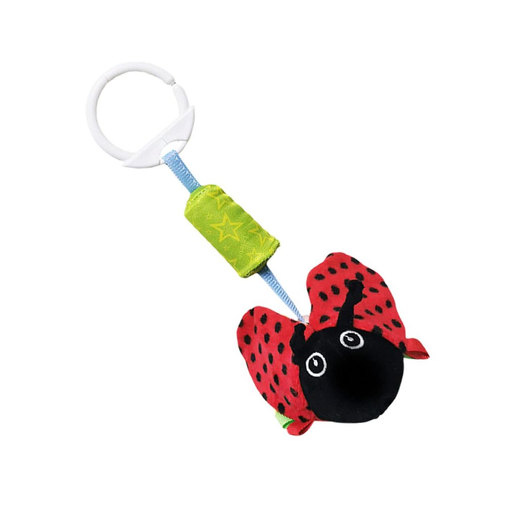 VICASKY Animal Shaped Cradle Rattle for Newborns Sensory Development Cartoon Pendant for Stroller and Bedside Soft Touch Enhances Hand Eye Coordination and Soothes Crying