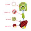 VICASKY Animal Shaped Cradle Rattle for Newborns Sensory Development Cartoon Pendant for Stroller and Bedside Soft Touch Enhances Hand Eye Coordination and Soothes Crying view 2