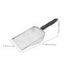 Toddmomy 2pcs Stainless Steel Beach Mesh Shovel with Plastic Handle Sand Sifter for Shell Collecting Backyard Play and Kitchen Food Use Breathable Design for Drainage view 2