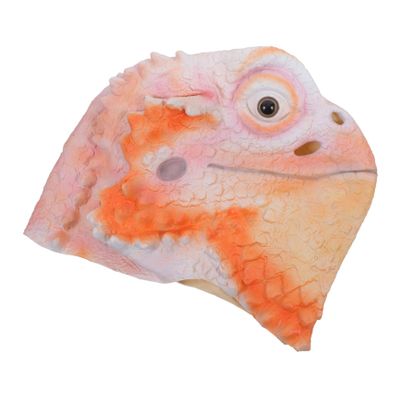 BRIGHTFUFU Halloween Lizard Mask Animal Headpiece Playful Costume Party Accessory for Men and Women Easy to Wear and Versatile for Cosplay Stage Performances and Halloween Dress Up Events