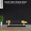 Desktop Acrylic Display Stands, 2 Pcs Transparent U-Shape Holders For Light Sabers & Swords, Stylish Wand Racks For Collectibles, Stable And Chic view 3