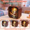 3D Wooden Puzzle Night Light DIY LED Art Lamp Kit for Adults Desk Decoration Creative Craft Model Table Ornament and Birthday Gift (Sunset Valley) view 2