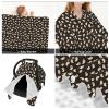 Muishi Cartoon Orange Ghost Baby Car Seat Canopy Nursing Cover for Newborn Car Seat Breastfeeding Covers Blanket Newborn Shower Gift view 2