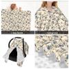 Muishi Vintege Blue Birds Baby Car Seat Canopy Nursing Cover for Newborn Car Seat Breastfeeding Covers Blanket Newborn Shower Gift view 2